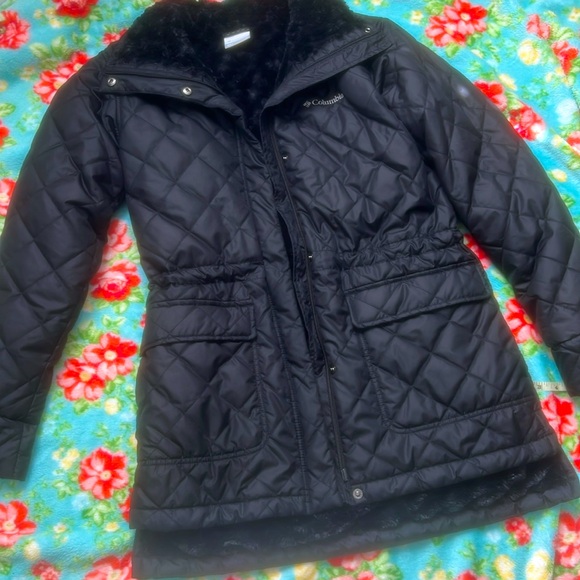 Black Columbia Women’s Heavyweight Long Lined Jacket in Small EUC! Worn once! - Picture 1 of 5